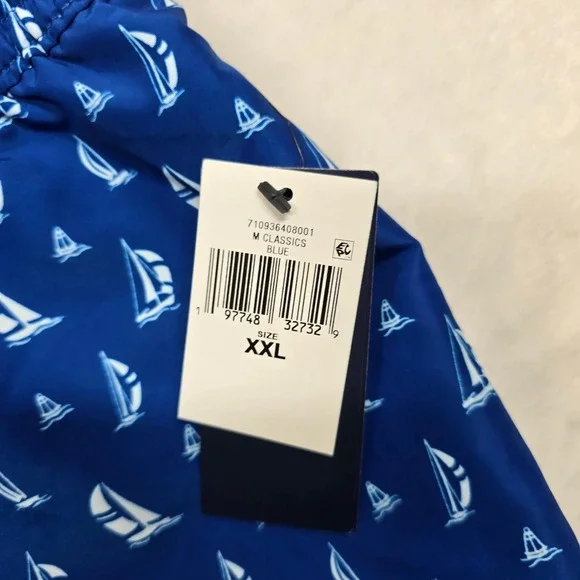 Polo Ralph Lauren‎ Nautical Swim Trunks Mens 2XL Blue Blackwatch Sail NEW